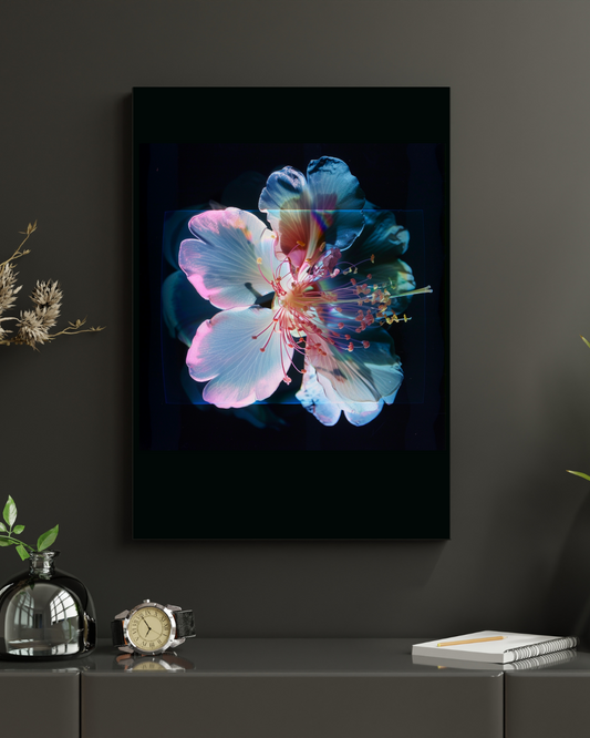 Flowers in the Dark - Fine art print op Hahnemuhle